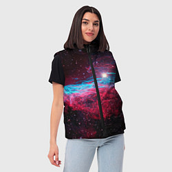 Женский жилет Uy scuti star - neon space, цвет: 3D-черный — фото 2