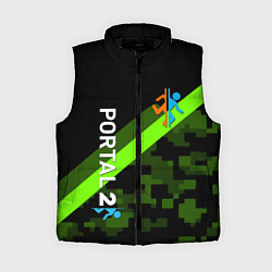 Женский жилет Portal camo steel geometry