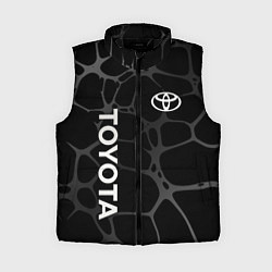 Женский жилет Toyota - монохромный аква, цвет: 3D-черный