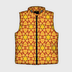 Женский жилет Индийский орнамент, цвет: 3D-светло-серый