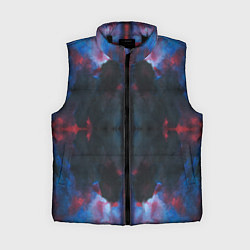 Женский жилет Тай-дай космос, цвет: 3D-черный
