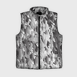 Женский жилет Монохромный камуфляж