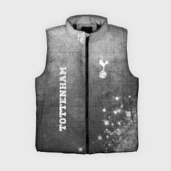 Женский жилет Tottenham - grey gradient вертикально, цвет: 3D-черный