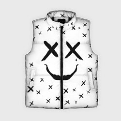 Женский жилет Смайл фейс, цвет: 3D-черный