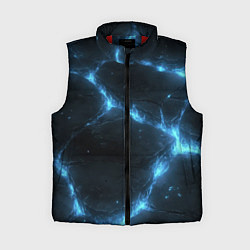 Женский жилет Синий свет из черной плиты