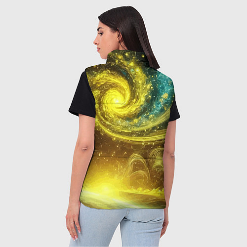 Женский жилет Sonic and Shadow battle in space - movie / 3D-Светло-серый – фото 4