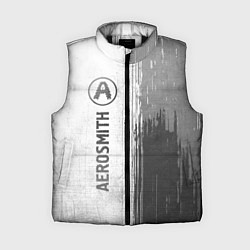 Женский жилет Aerosmith - white gradient по-вертикали