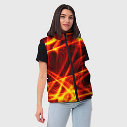 Женский жилет Огненный трек, цвет: 3D-светло-серый — фото 2