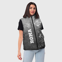 Женский жилет Roma - grey gradient по-вертикали, цвет: 3D-черный — фото 2