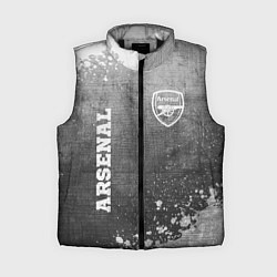 Женский жилет Arsenal - grey gradient вертикально, цвет: 3D-черный