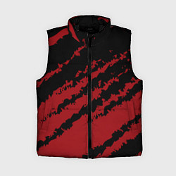 Женский жилет The color is red and black, цвет: 3D-черный