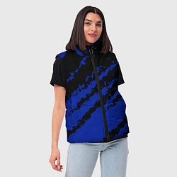 Женский жилет The color is black and blue, цвет: 3D-черный — фото 2