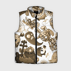 Женский жилет Растения против зомби в бежевых тонах