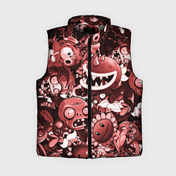 Женский жилет Растения против зомби в красном цвете