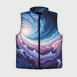 Женский жилет Космическая волна, цвет: 3D-красный