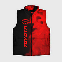 Женский жилет Toyota - red gradient по-вертикали