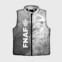 Женский жилет FNAF - grey gradient по-вертикали, цвет: 3D-черный