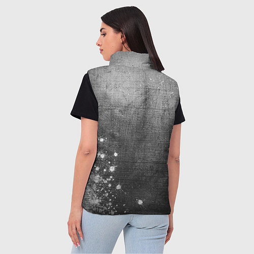 Женский жилет Twenty One Pilots - grey gradient вертикально / 3D-Черный – фото 4