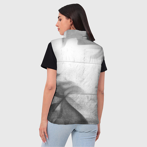 Женский жилет Ford - white gradient вертикально / 3D-Черный – фото 4