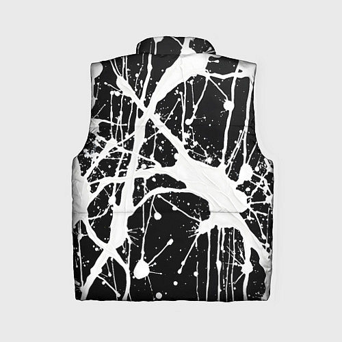 Женский жилет Брызги белой краски / 3D-Светло-серый – фото 2