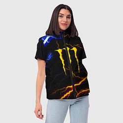 Женский жилет Monster energy storm, цвет: 3D-черный — фото 2