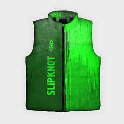 Женский жилет Slipknot - green gradient по-вертикали