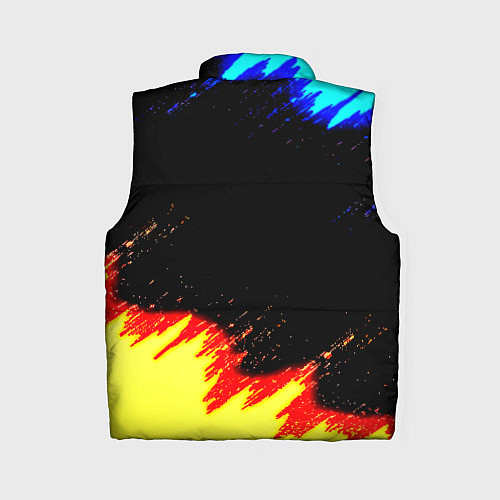 Женский жилет Monster energy огненные краски / 3D-Светло-серый – фото 2