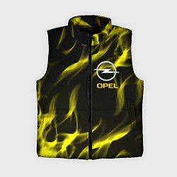 Женский жилет Opel огненный стиль, цвет: 3D-черный