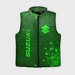 Женский жилет Suzuki - green gradient вертикально