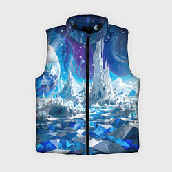 Женский жилет Космический фантастический пейзаж