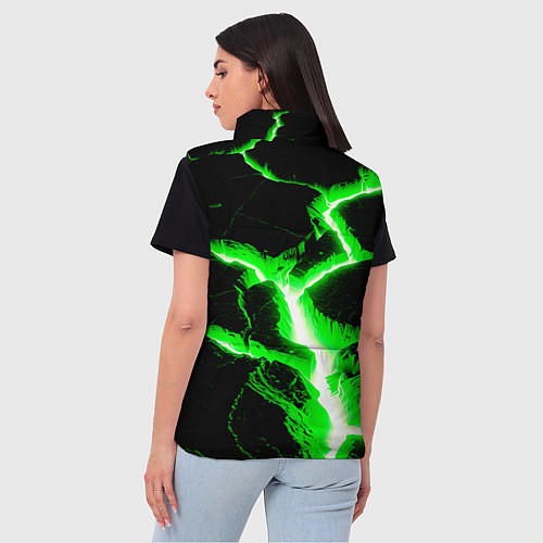 Женский жилет Разлом / 3D-Черный – фото 4