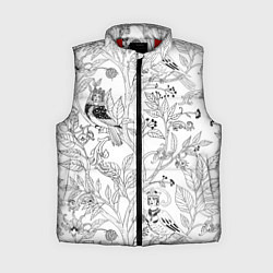 Женский жилет Птицы Сирин, цвет: 3D-красный
