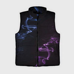 Женский жилет Color black blue pink, цвет: 3D-черный