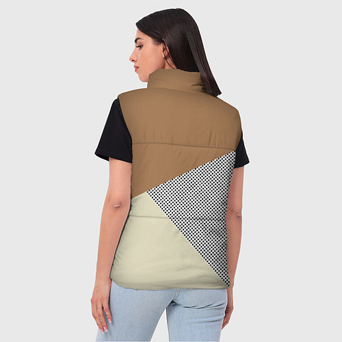 Женский жилет Sport светло-коричневый / 3D-Черный – фото 4