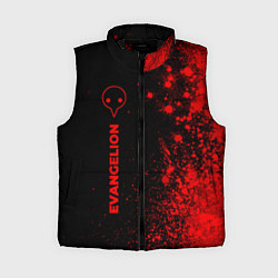 Женский жилет Evangelion - red gradient по-вертикали