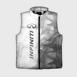 Женский жилет Infiniti - white gradient по-вертикали