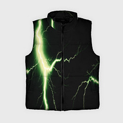 Женский жилет Lightning yellow текстура