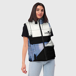 Женский жилет CS GO контрудар, цвет: 3D-черный — фото 2