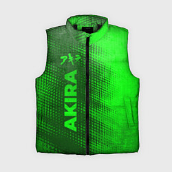Женский жилет Akira - green gradient по-вертикали, цвет: 3D-черный