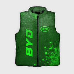 Женский жилет BYD - green gradient вертикально
