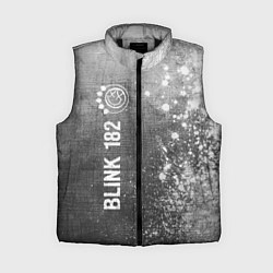 Женский жилет Blink 182 - grey gradient по-вертикали
