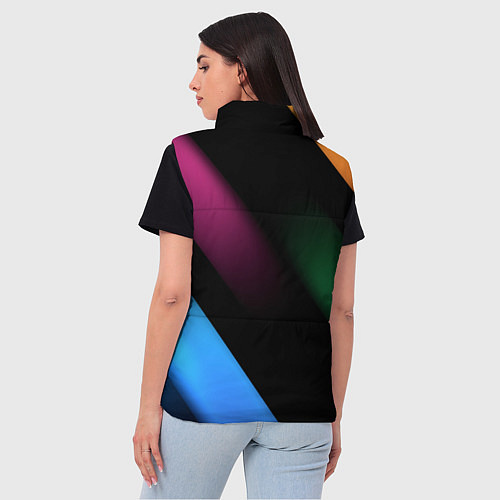 Женский жилет Multicoloured / 3D-Черный – фото 4