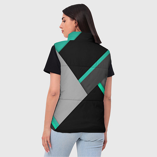 Женский жилет Multicoloured / 3D-Черный – фото 4