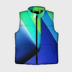 Женский жилет Color blue green