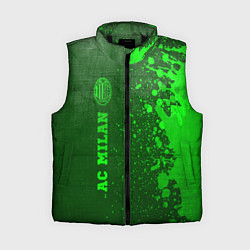 Женский жилет AC Milan - green gradient по-вертикали