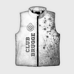 Женский жилет Club Brugge - white gradient по-вертикали, цвет: 3D-черный