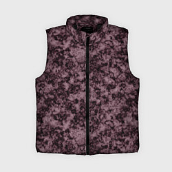 Женский жилет Горький шоколад мраморный узор, цвет: 3D-черный