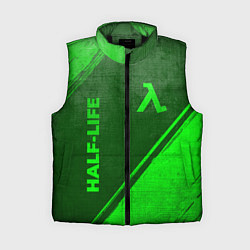 Женский жилет Half-Life - green gradient вертикально, цвет: 3D-черный