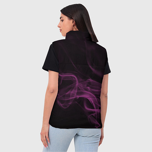 Женский жилет Color smoke pink / 3D-Черный – фото 4