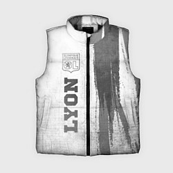 Женский жилет Lyon - white gradient по-вертикали, цвет: 3D-черный